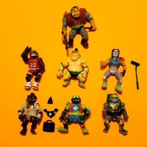 Vintage 1988-1990s Playmates TMNT lot